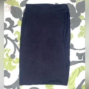Old Navy black midi skirt, size M petite